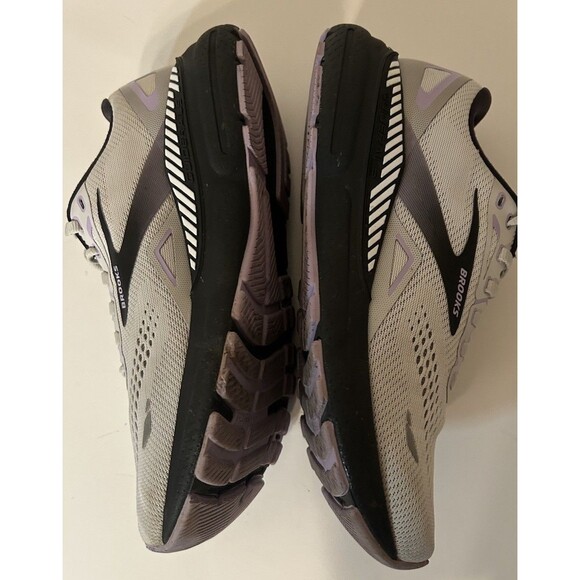 Size 9 - Brooks Adrenaline GTS 23 Gray And Lavender Womens EU 40.5 - Picture 9 of 12
